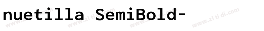 nuetilla SemiBold字体转换
